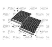 1x Filtre, air de l'habitacle VALEO 715643 convient pour MERCEDES-BENZ