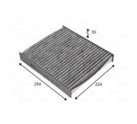1x Filtre, air de l'habitacle VALEO 715727 convient pour SEAT SKODA VW