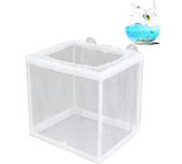 1x Fish Breeder Box - Fish Tank Breeder Net | Aquarium Hatcher Box | Juvenile Separation Net, Tank Incubator Boxes, Fishes Fry Hatchery with Suction Cups for Breeding Weak and Aggressive Fishes
