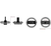 1x Fouet 43036 pour mousseur à lait Tchibo 658933 664539 658937 658935 664539 394101 ⌀32,2mm, hauteur 24,5mm