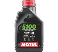 1x HUILE MOTEUR 5100 HUILE MOTEUR MOTOCYCLETTE 4 TEMPS 10W30 104062 1 Litre