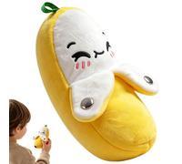 1x Interactive Music Plush Toy - Banana Plush Musical Sensory Toy, Touch Sensitive Stuffed Banana Doll | Funny Doll With Sound | For Children Boys Girls Bed Room Bedroom Nursery Home Photo Prop