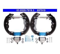 1x Jeu de mâchoires de frein ATE 03.0520-7919.3 convient pour RENAULT DACIA