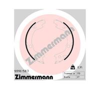 1x Jeu de mâchoires de frein, frein de stationnement ZIMMERMANN 10990.158.7