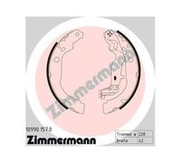 1x Jeu de mâchoires de frein ZIMMERMANN 10990.157.0 convient pour DACIA