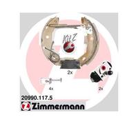1x Jeu de mâchoires de frein ZIMMERMANN 20990.117.5 convient pour