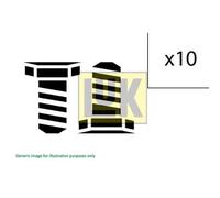 1x Jeu de vis, volant moteur Schaeffler LuK 411 0140 10 adapté pour AUDI FORD