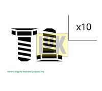 1x Jeu de vis, volant moteur Schaeffler LuK 411 0161 10 adapté pour FORD