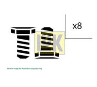 1x Jeu de vis, volant moteur Schaeffler LuK 411 0199 10 adapté pour BMW MINI