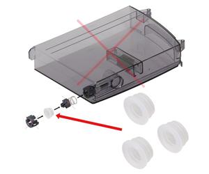 1x Joint à lèvre, joints toriques pour réservoir d'eau DeLonghi ECAM & ESAM | Kit d'entretien D'ÉTANCHÉITÉ Joint sous le couvercle du réservoir d'eau tel que 5313231691, 5313235921, par Snapworld-Kaffee