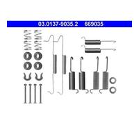 1x Kit d'accessoires, mâchoire de frein ATE 03.0137-9035.2 convient pour VAG