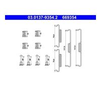 ATE 03.0137-9354.2 Kit d'accessoires, mâchoires de frein de stationnement