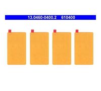 1x Kit d'accessoires, plaquette de frein à disque ATE 13.0460-0400.2