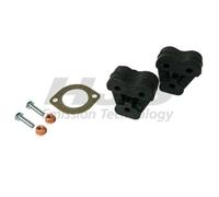1x Kit d'assemblage, silencieux HJS 82 13 2851 convient pour MERCEDES-BENZ