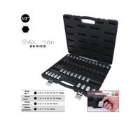 KS TOOLS Jeu de douilles à embout 1/2" pour vis à six pans creux, 30 pcs