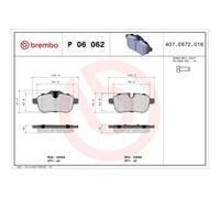 Brembo Plaquettes de frein P 06 062 pour BMW Z4 Roadster