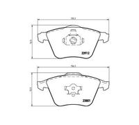 Brembo Plaquettes de frein P 10 012 pour OPEL VECTRA C GTS / VECTRA C Break
