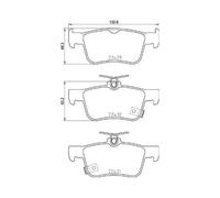 Brembo Plaquettes de frein P 28 089 pour Honda Civic X à trois volumes