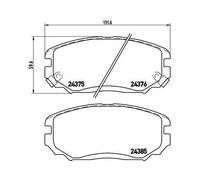 Brembo Plaquettes de frein P 30 038