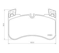 Brembo Plaquettes de frein P 44 029 pour Land Rover Range Rover IV / Discovery V