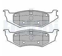 1x Kit de plaquettes de frein, frein à disque DELPHI LP1162 convient pour