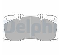 1x Kit de plaquettes de frein, frein à disque DELPHI LP2138 convient pour