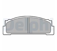 1x Kit de plaquettes de frein, frein à disque DELPHI LP30 convient pour FIAT