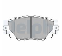 1x Kit de plaquettes de frein, frein à disque DELPHI LP3284 convient pour