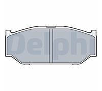 Delphi Plaquettes de frein LP3544 – Kit semi-métallique frein à disque Avant pour Suzuki Swift IV