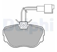 1x Kit de plaquettes de frein, frein à disque DELPHI LP647 convient pour BMW