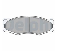 1x Kit de plaquettes de frein, frein à disque DELPHI LP707 convient pour