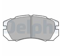 1x Kit de plaquettes de frein, frein à disque DELPHI LP930 convient pour