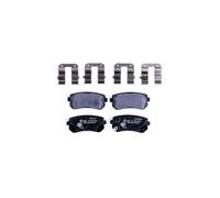 1x Kit de plaquettes de frein, frein à disque HELLA 8DB 355 016-221