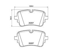 1x Kit de plaquettes de frein, frein à disque HELLA 8DB 355 041-001