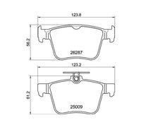 1x Kit de plaquettes de frein, frein à disque HELLA 8DB 355 044-951