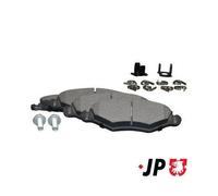 Kit de plaquettes de frein, frein à disque JP GROUP 4163600910