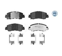 1x Kit de plaquettes de frein, frein à disque MEYLE 025 209 4916/PD