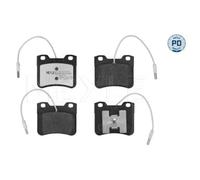 1x Kit de plaquettes de frein, frein à disque MEYLE 025 212 6717/PD