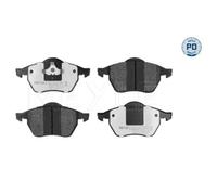 1x Kit de plaquettes de frein, frein à disque MEYLE 025 219 1119/PD