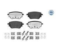 1x Kit de plaquettes de frein, frein à disque MEYLE 025 229 8617/PD