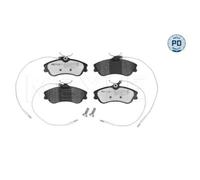 1x Kit de plaquettes de frein, frein à disque MEYLE 025 231 2419/PD