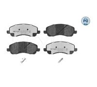 1x Kit de plaquettes de frein, frein à disque MEYLE 025 235 8416/PD