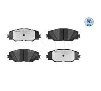 1x Kit de plaquettes de frein, frein à disque MEYLE 025 243 3717/PD