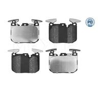1x Kit de plaquettes de frein, frein à disque MEYLE 025 250 2817/PD