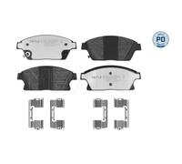 1x Kit de plaquettes de frein, frein à disque MEYLE 025 250 3418/PD