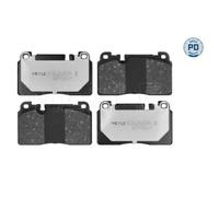 1x Kit de plaquettes de frein, frein à disque MEYLE 025 256 4316/PD