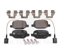 1x Kit de plaquettes de frein, frein à disque NK 221030 convient pour