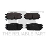 1x Kit de plaquettes de frein, frein à disque NK 223024 convient pour DODGE
