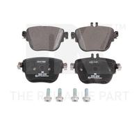 1x Kit de plaquettes de frein, frein à disque NK 223397 convient pour