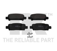 1x Kit de plaquettes de frein, frein à disque NK 224411 convient pour SUBARU